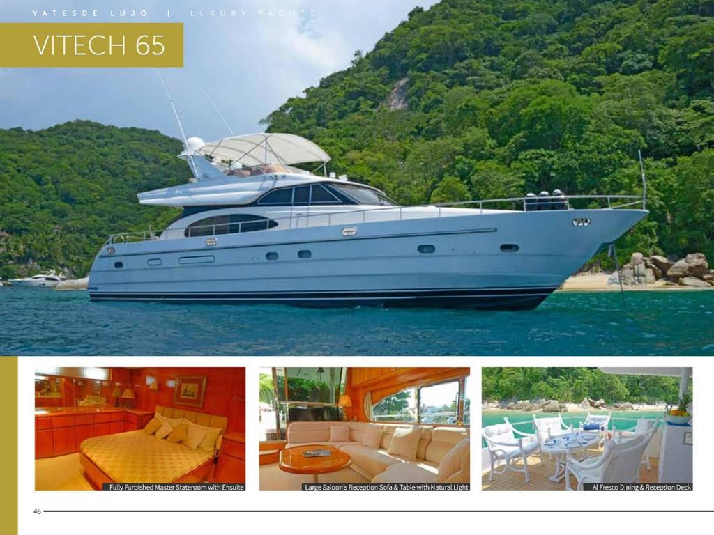 65 Ft Vitech with Flybridge Luxury Yacht